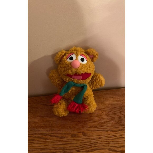 Fozzie Bear muppet babies vintage Plush mcdonalds christmas winter 1983 muppets - Picture 1 of 1